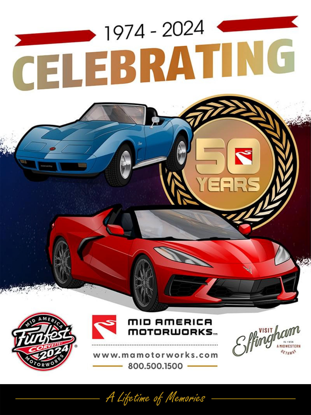 Corvette Funfest 2024 Poster